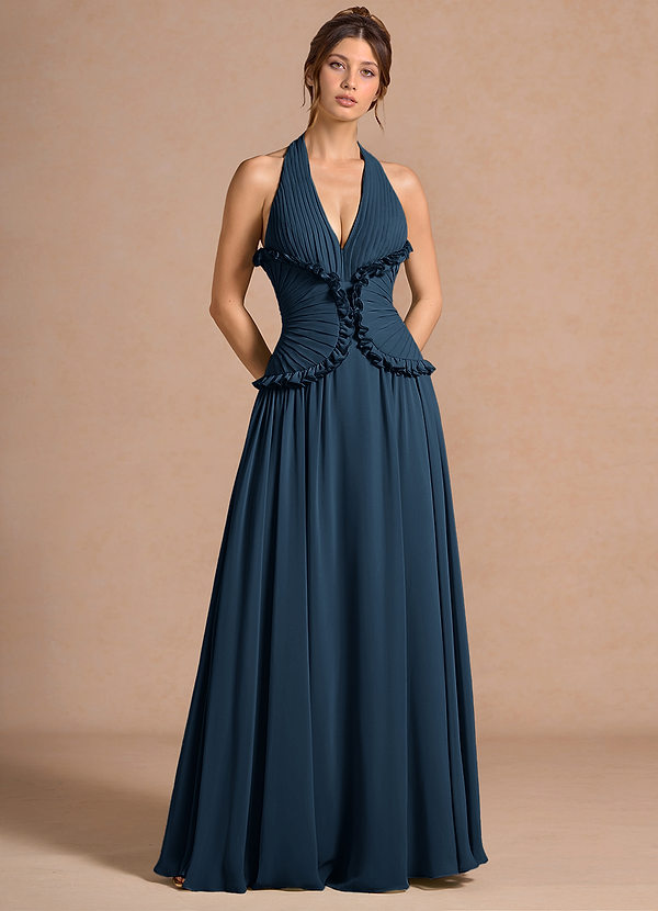 Amelie Navy Maxi Dress image1