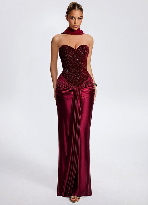 Quinley Cabernet Maxi Dress image1