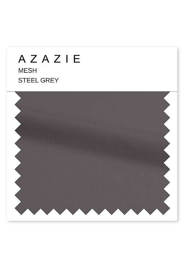 front Azazie Steel Grey Mesh Swatch