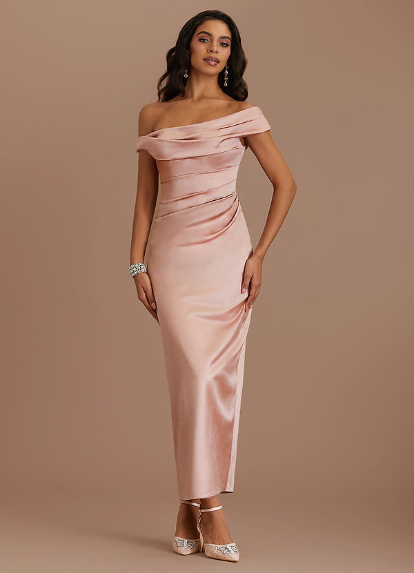 Alyssa Pastel Pink Maxi Dress image1