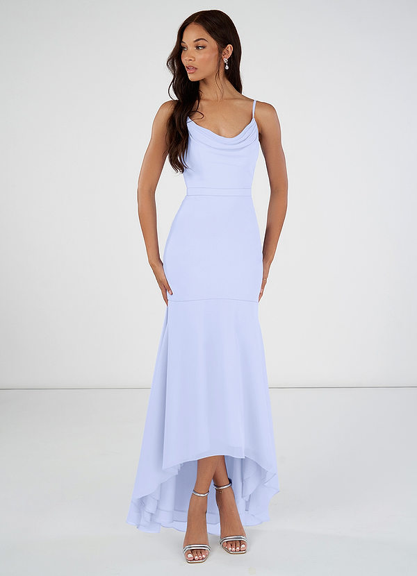 Vestidos Boho Para Damas De Honor Junior Con Falda AsiméTrica En Cascada Lavanda