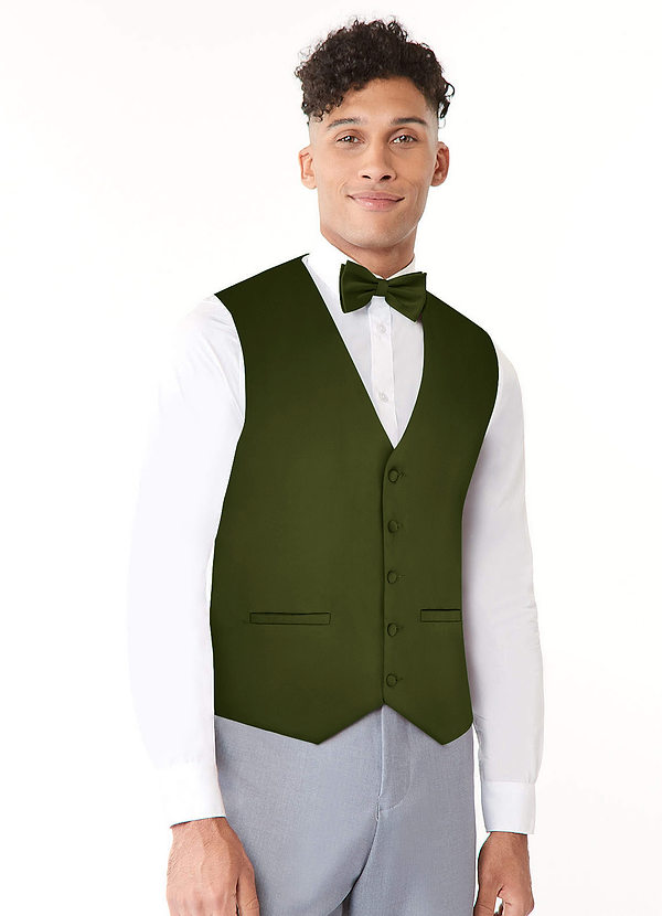 front Gilet en satin extensible