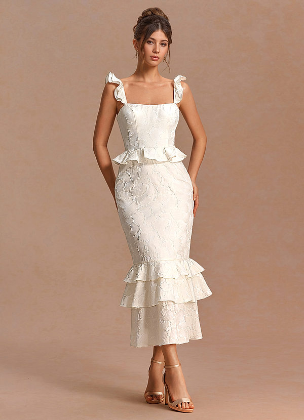 Blythe French White Maxi Dress image1