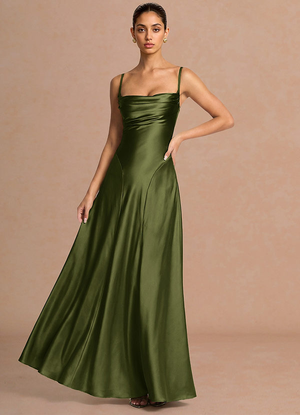 Muirgen Olive Maxi Dress image1