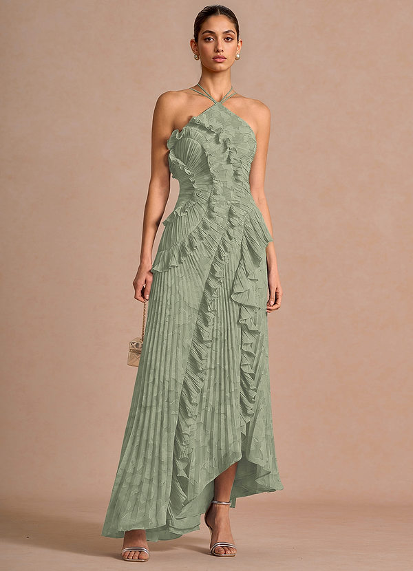 Maxi jurk Hatsu Agave Groen image1