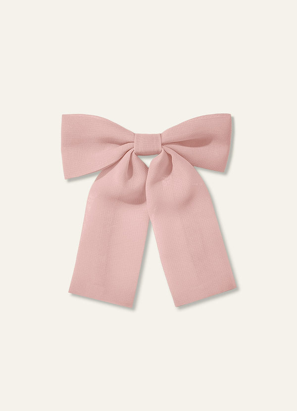 front Spinka do włosów dla dziewcząt z kokardą z szyfonu