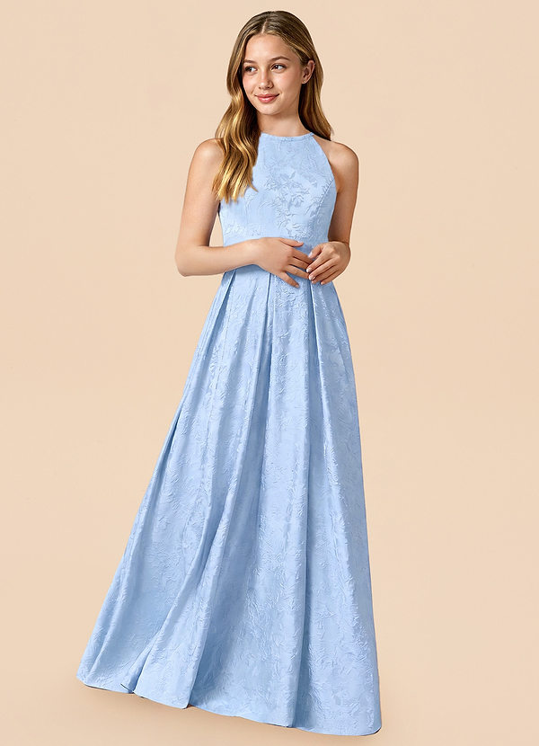 front Azazie Poppy Junior Formal Dress