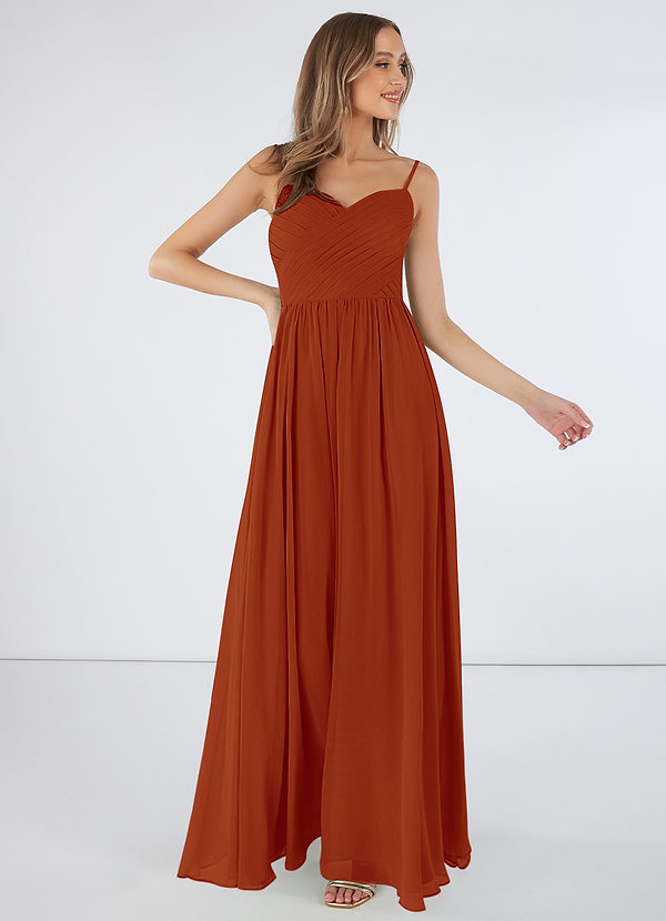 Paprika Azazie Lisbon Bridesmaid Dresses Azazie