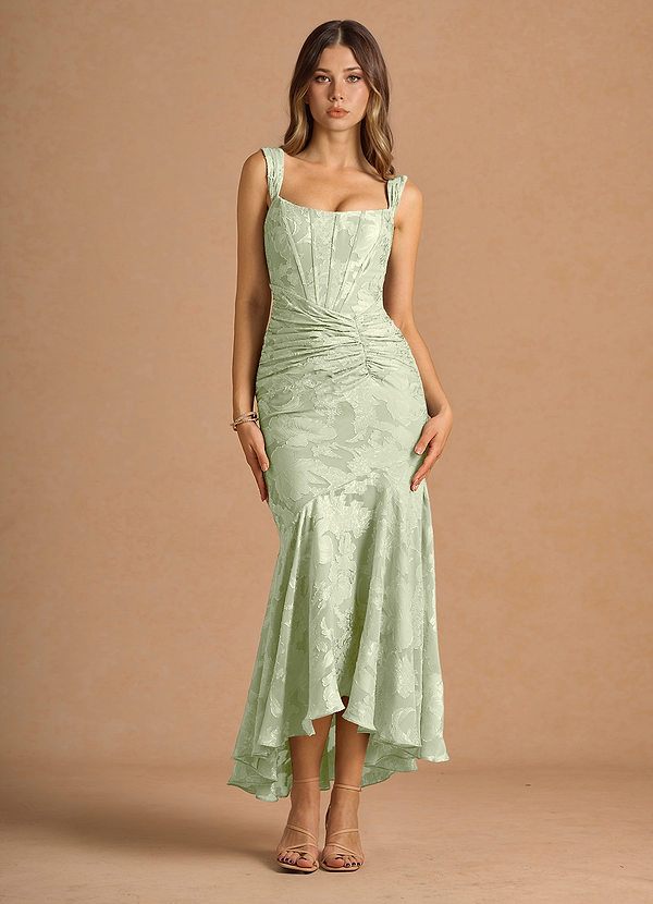 Tiana Light Green Maxi Dress image1