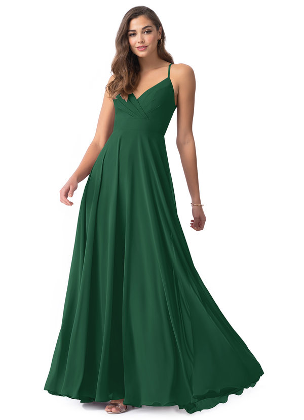 Dark Green Azazie Avelina Bridesmaid Dresses | Azazie