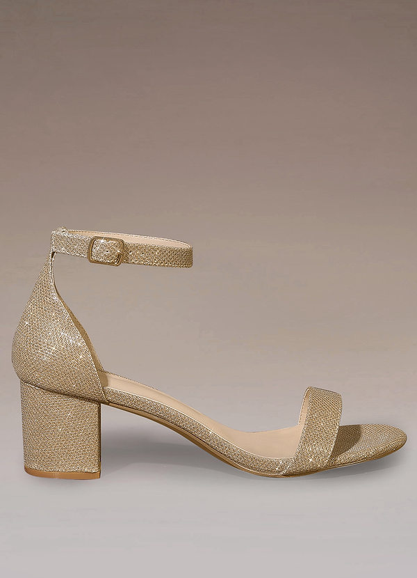 front One-Strap Buckle Block Heel Sandals
