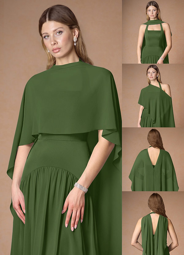 front Châle transparent de soirée multi-styles de couleurs assorties