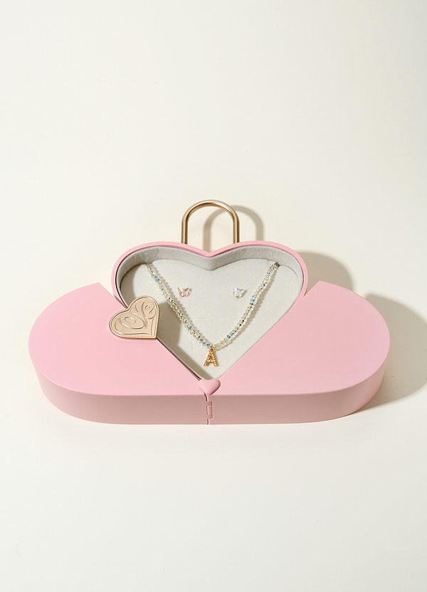 front Heart-Shaped Fold-Out Gift Box