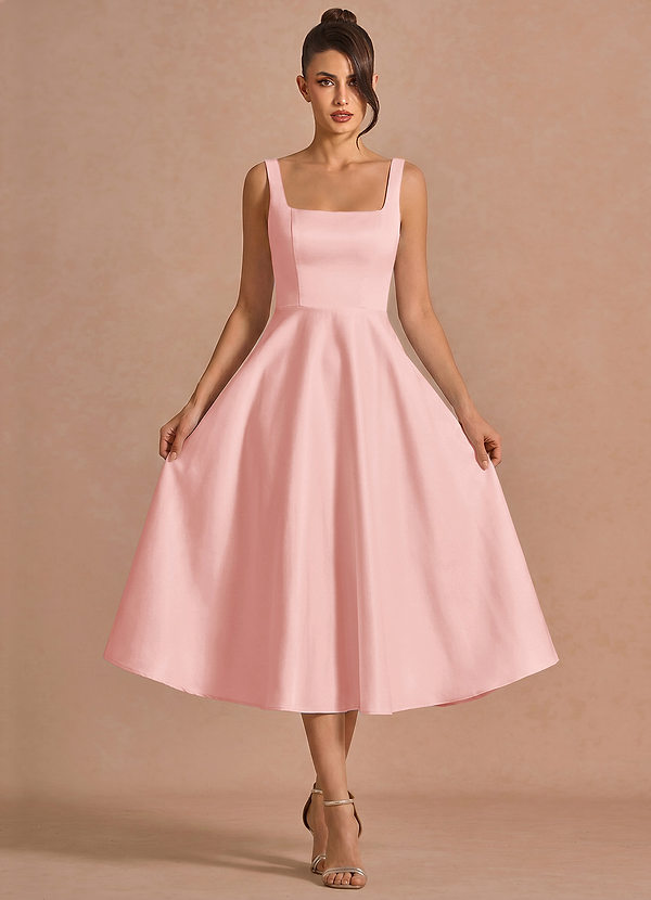 Robe Midi Rose Brumeux Brynn image1