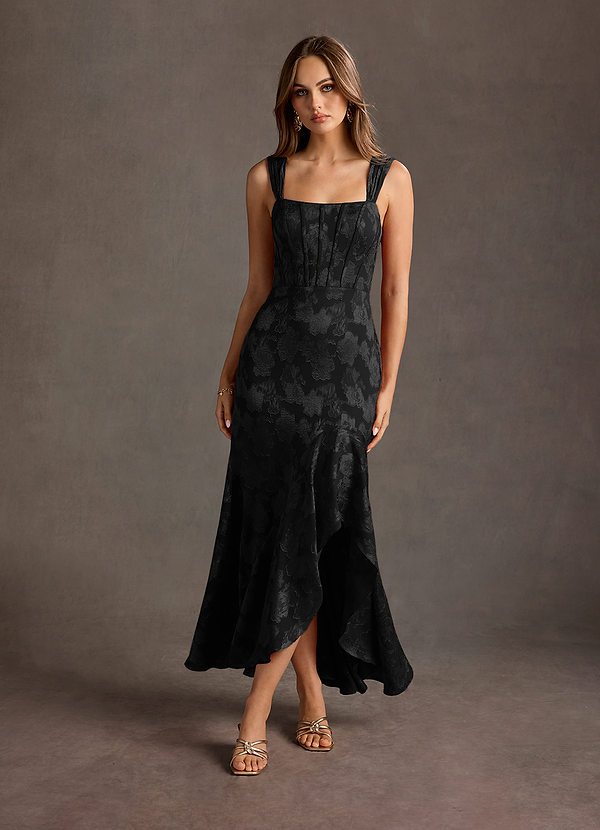 Alice Black Maxi Dress Ready to Ship | Azazie
