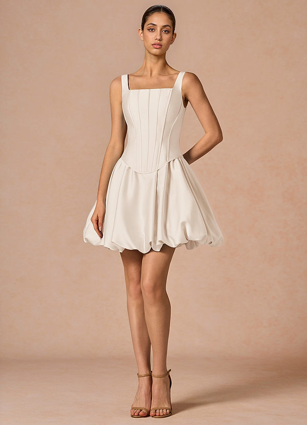 Grace Cream Mini Dress image1