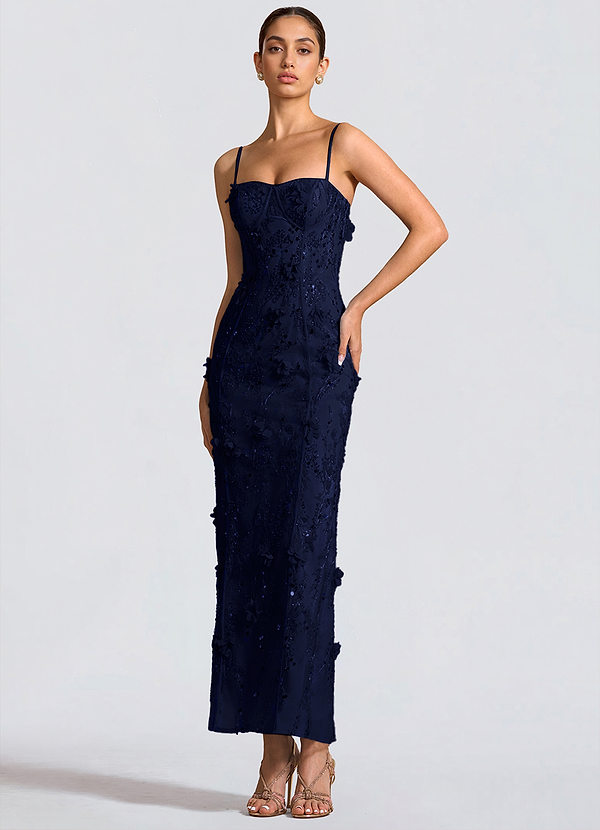 Kris Navy Maxi Dress image1