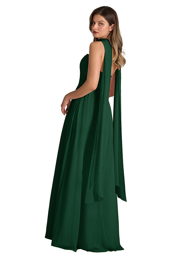 front Azazie Matching Color Chiffon Scarf