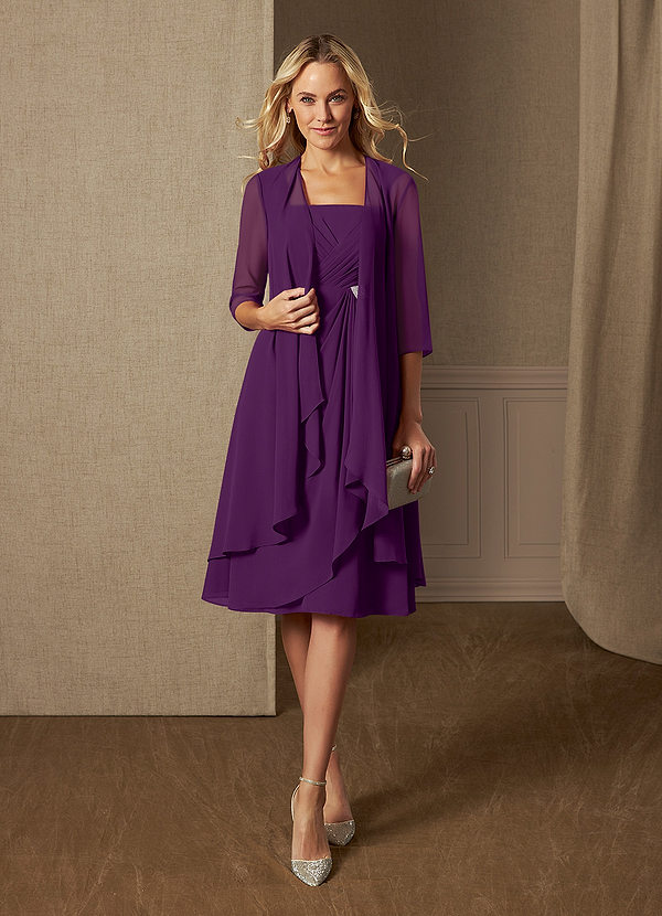 Grape Olivia Mother of the Bride Dress Try-on Dress Sample Dress Mother ...