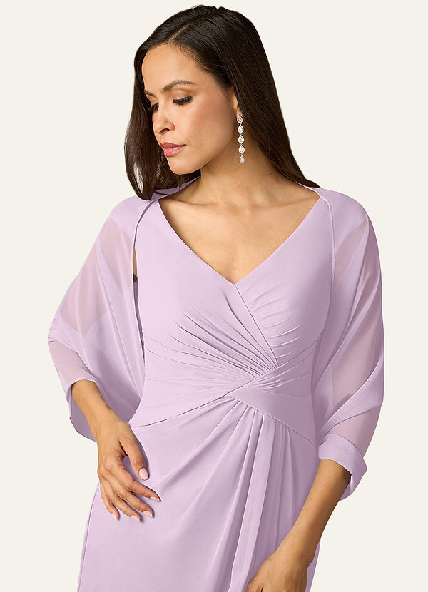 front Azazie Matching Color Sarah Chiffon Wrap