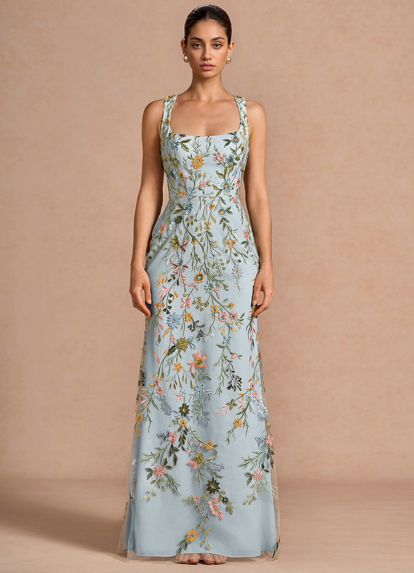 Agustina Sky Blue Maxi Dress image1