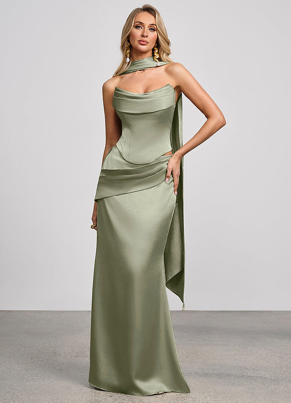 vestido Maxi Dusty Sage Calista image1