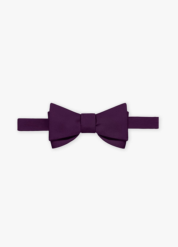 front Stretch Satin Bow Tie