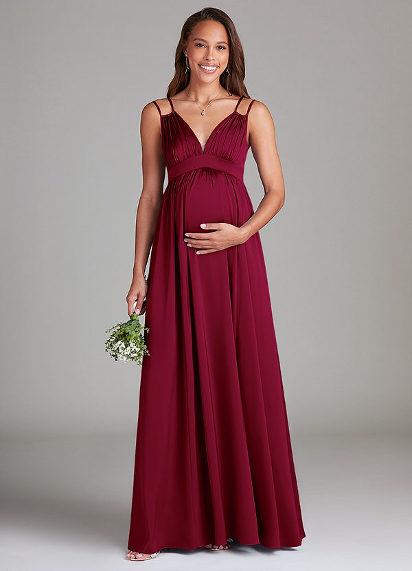 Burgundy Wedding Dress Bridesmaids Alfred Angelo Dresses Maternity Bridesmaid  Dress Poshmark