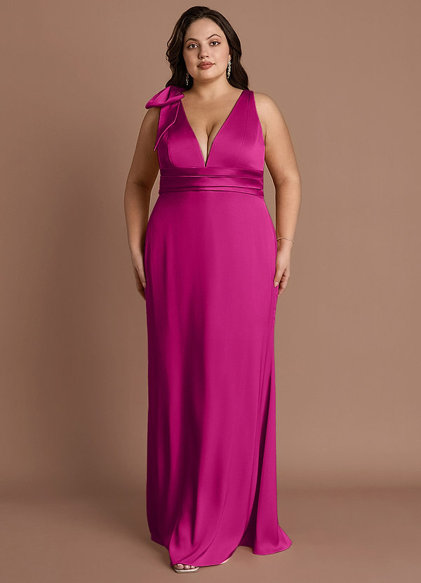 Abito Lungo Rosa Caldo Parisa image1