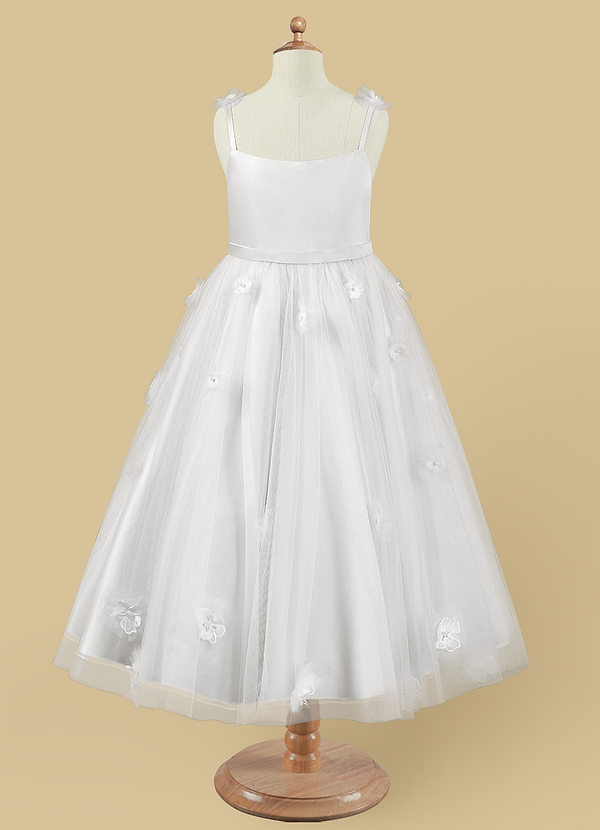 front Azazie Doe Flower Girl Dress
