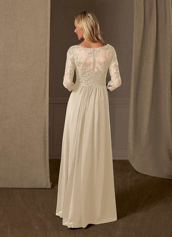back Azazie Hayek Mother of the Bride Dress