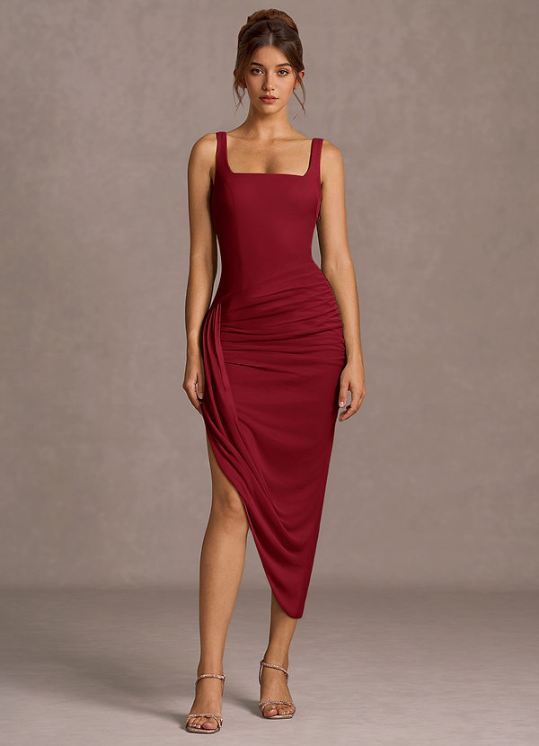Nevaeh Merlot Midi Dress image1