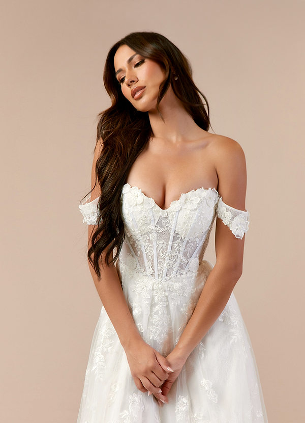 Azazie Florentina Wedding Dress At-home Try On Dresses  image1