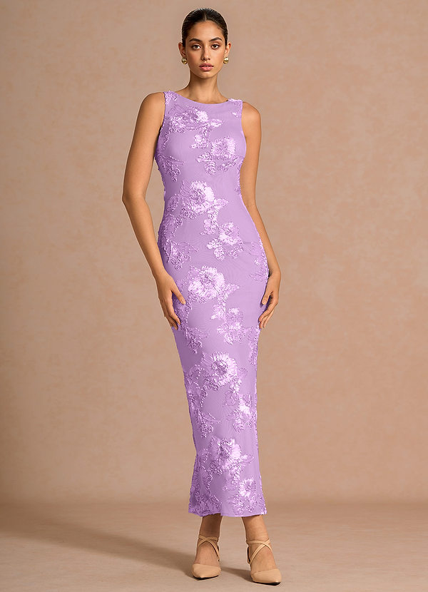 Fionna Frosted Lilac Maxi Dress image1