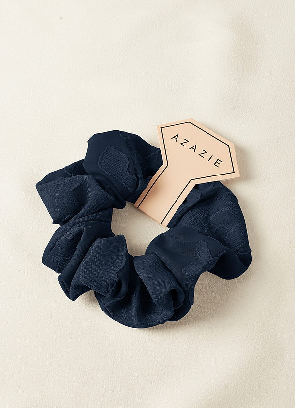 front Matching Color Bridesmaid Floral Burnout Over Size Scrunchie Set