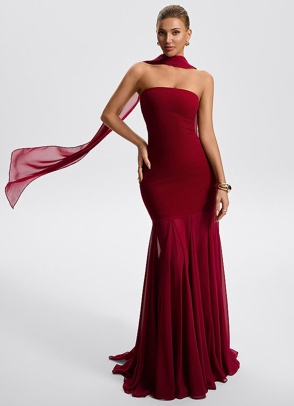 Querida Cabernet Maxi Dress image1