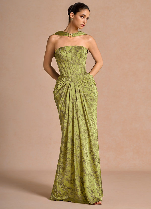 Robe Maxi Brun Mousse Calista image1