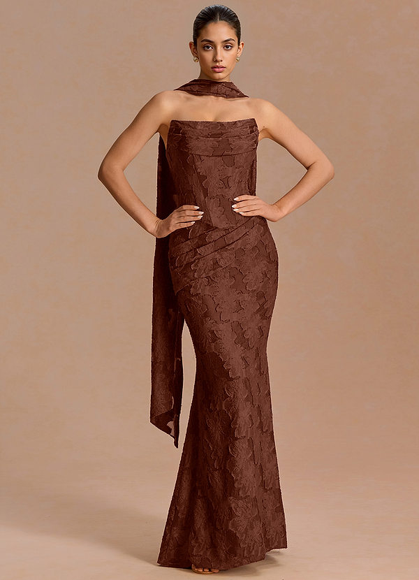 Kleid Marcella Zimtbraun image1