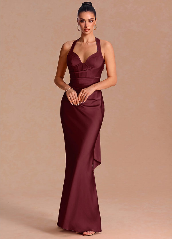 Jimena Wine Maxi Dress image1