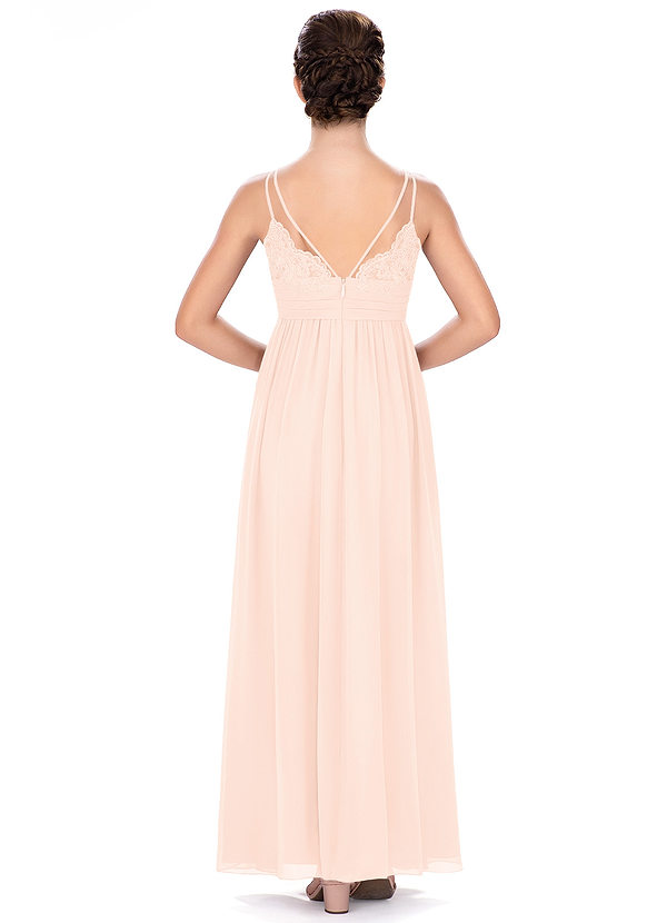  Azazie  Blake  JBD Junior Bridesmaid  Dress  Pearl Pink Azazie 