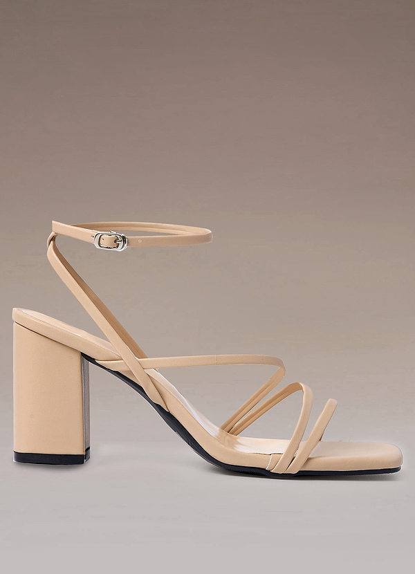 front Casual Ankle Strap High Heel Sandals