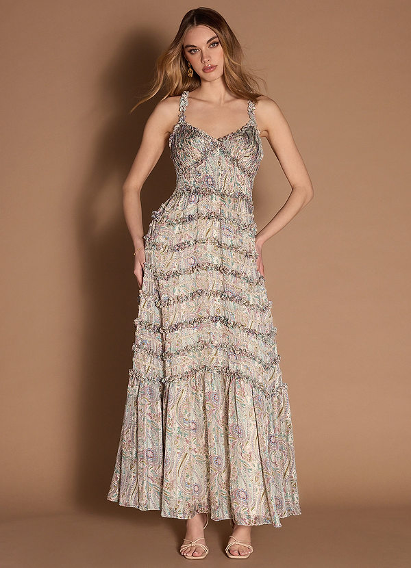 Elaine Spring Paisley Maxi Dress image1