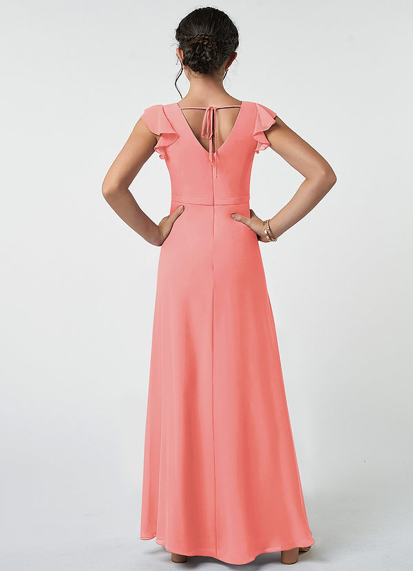 Coral Junior Bridesmaid Dresses Azazie
