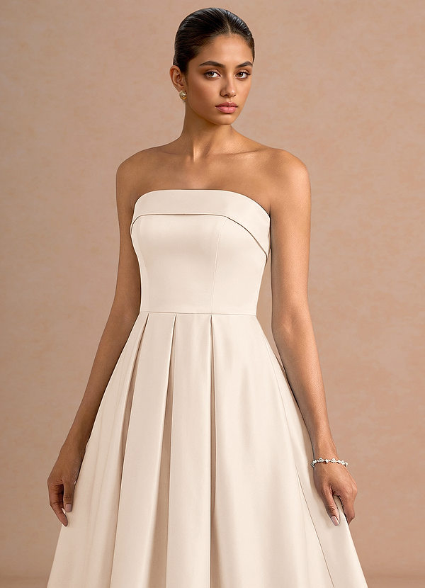 Rilora Cream Midi Dress image1