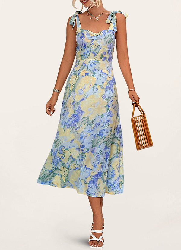 Lilac Beautiful Soul Lilac Floral Print Maxi Dress Dresses | Azazie
