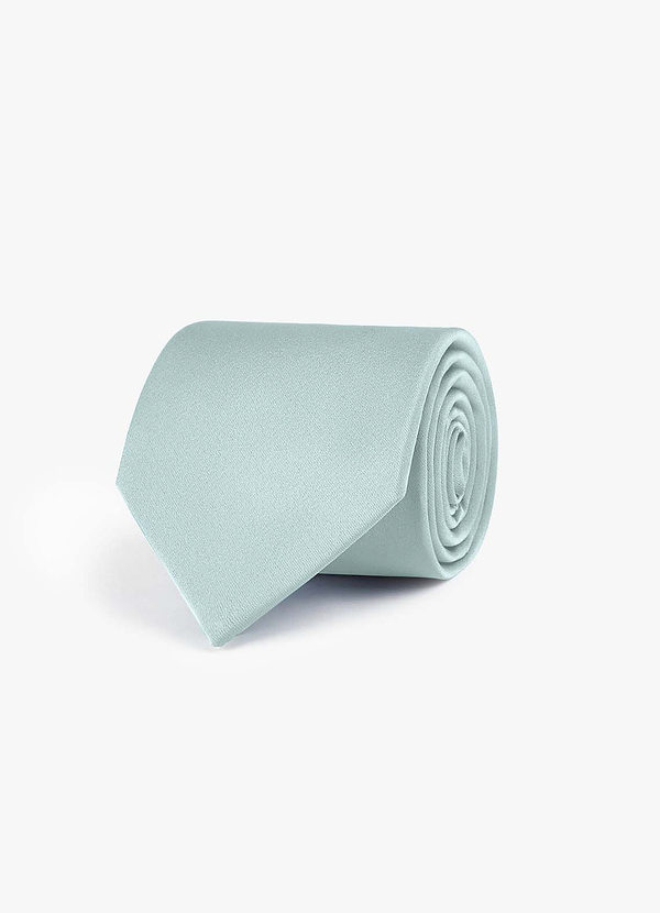 front Stretch Satin Wide Tie
