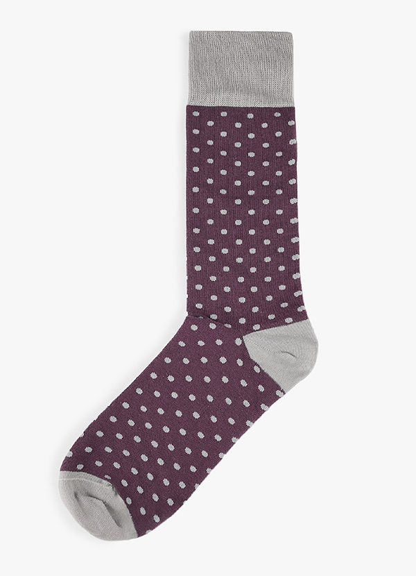 front Polka Dot Groomsmen Socks