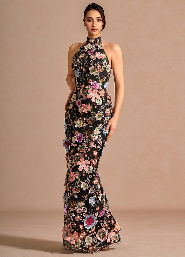 Robe Longue Noir Procne image1