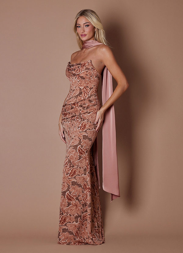 Carlie Bronze Petal Two Piece Dress image1