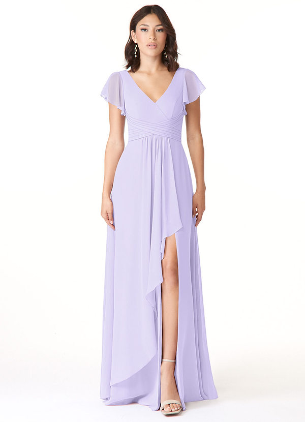 Lilac Azazie Omari Bridesmaid Dresses Azazie